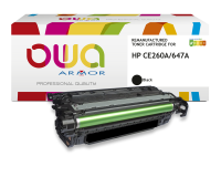 EN_Toner remanufacturé OWA - standard - Noir - pour HP CE260A