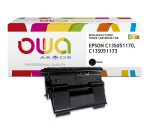 Toner remanufacturé OWA - haute capacité - Noir - pour EPSON C13S051170, C13S051173