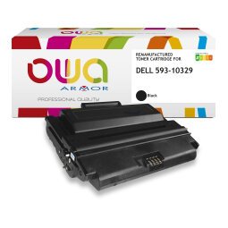 Toner remanufacturé OWA - haute capacité - Noir - pour DELL 593-10329