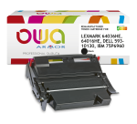 Toner remanufacturé OWA - très très haute capacité - Noir - pour LEXMARK 64036HE, 64016HE, DELL 593-10130, IBM 75P6960