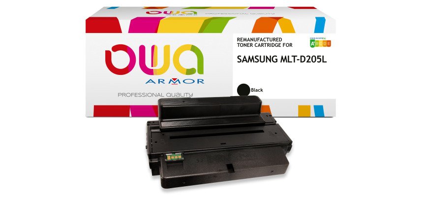 Toner remanufacturé OWA - haute capacité - Noir - pour SAMSUNG MLT-D205L/ELS