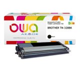 Toner remanufacturé OWA - haute capacité - Noir - pour BROTHER TN-328BK