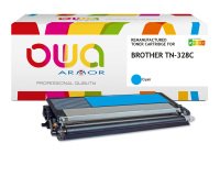 Toner remanufacturé OWA - haute capacité - Cyan - pour BROTHER TN-328C