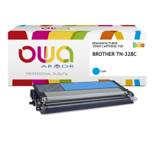 Toner remanufacturé OWA - haute capacité - pour BROTHER TN-328C