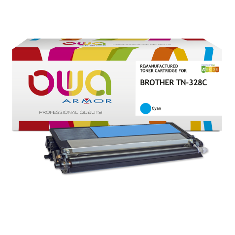 Toner remanufacturé OWA - haute capacité - pour BROTHER TN-328C