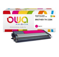 Toner remanufacturé OWA - haute capacité - pour BROTHER TN-328C