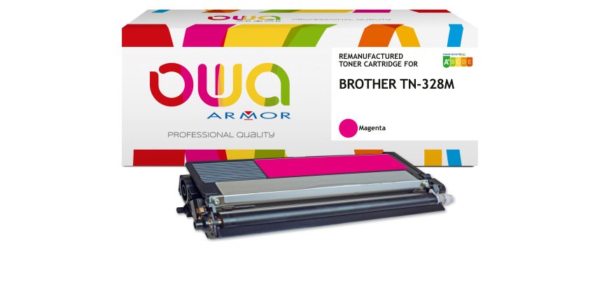 Toner remanufacturé OWA - haute capacité - pour BROTHER TN-328C