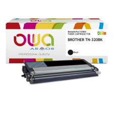 Toner remanufacturé OWA - standard - Noir - pour BROTHER TN-320BK