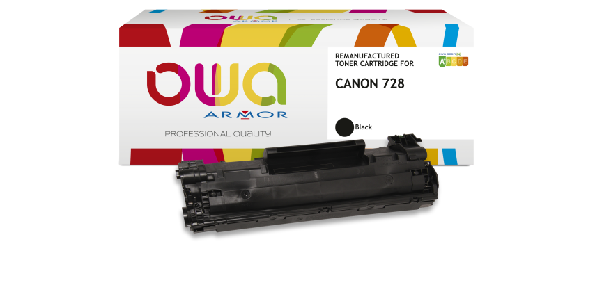 Wiederaufbereiteter OWA-Toner - Standard - Schwarz - für CANON 728