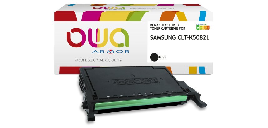 Toner remanufacturé OWA - standard - Noir - pour SAMSUNG CLT-K5082L/ELS