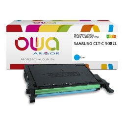 EN_Toner remanufacturé OWA - standard - Cyan - pour SAMSUNG CLT-C 5082L/ELS