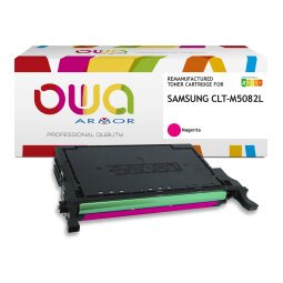 Toner remanufacturé OWA - standard - Magenta - pour SAMSUNG CLT-M5082L/ELS