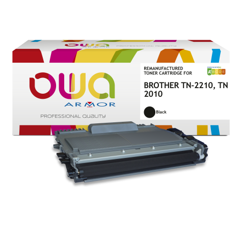 Toner remanufacturé OWA - standard - Noir - pour BROTHER TN-2230, TN-2210, TN-2010