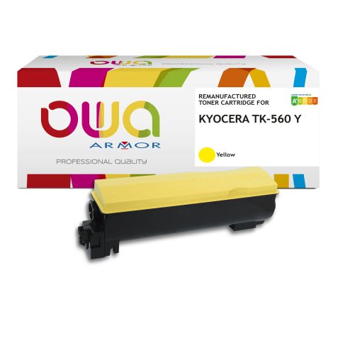 Toner remanufacturé OWA - standard - pour KYOCERA TK-560 Y