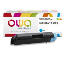 Toner remanufacturé OWA - standard - pour KYOCERA TK-590 C