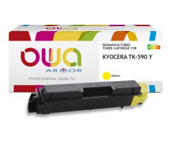 Toner remanufacturé OWA - standard - pour KYOCERA TK-590C