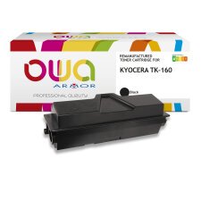 Toner remanufacturé OWA - standard - Noir - pour KYOCERA TK-160