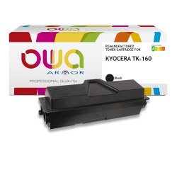 Toner remanufacturé OWA - standard - Noir - pour KYOCERA TK-160