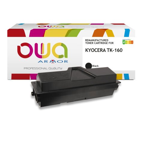 Toner remanufacturé OWA - standard - Noir - pour KYOCERA TK-160