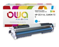 Toner wiederaufbereitet OWA - Standard - Magenta - für HP CE311A, CANON 729 C
