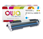 Toner remanufacturé OWA - standard - Magenta - pour HP CE311A, CANON 729 C