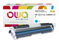 Toner remanufacturé OWA - standard - pour HP CE311A, CANON 729 C