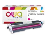Toner remanufacturé OWA - standard - pour HP CE311A, CANON 729 C