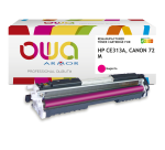 Toner remanufacturé OWA - standard - pour HP CE311A, CANON 729 C
