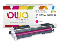 Toner remanufacturé OWA - standard - pour HP CE311A, CANON 729 C