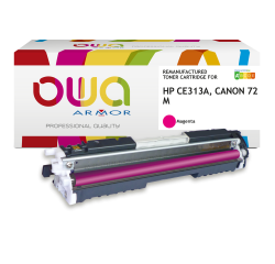 Toner remanufacturé OWA - standard - pour HP CE311A, CANON 729 C