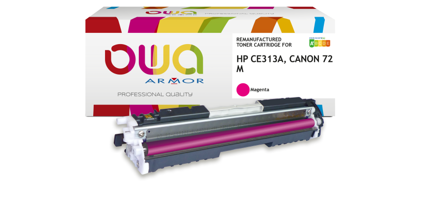 Remanufactured OWA toner - standard - for HP CE313A, CANON 729