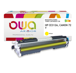 Toner remanufacturé OWA - standard - pour HP CE311A, CANON 729 C