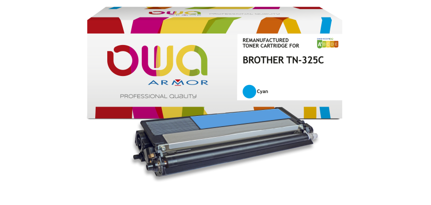 Toner remanufacturé OWA - haute capacité - pour BROTHER TN-325C