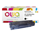Toner remanufacturé OWA - très très haute capacité - Noir - pour HP CE285A, CANON 3484B002