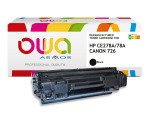 Toner remanufacturé OWA - très très haute capacité - Noir - pour HP CE278A, CANON 726