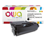 Toner remanufacturé OWA - haute capacité - Noir - pour LEXMARK X654X21E, X654X11E, T654X21E, T654X11E, T654X31E, T650A21E, T650A11E, T650H21E, T650H11E, T650H31E, X651A21E, X651A11E, X651H21E, X651H11E, X651H31E, 24B5870, 24B5875, DELL 593-11046, 593-11048, 593-11049, 593-11050, 593-11051, 593-11052, IBM 39V2511, 39V2514, 39V2513, 39V2515, 39V2967, 39V2968, 39V2969, 39V2971, OKI 52124401, TOSHIBA 6B000000475, 6B000000486