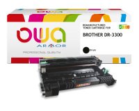 EN_Tambour remanufacturé OWA - standard - Noir - pour BROTHER DR-3300