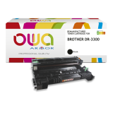 EN_Tambour remanufacturé OWA - standard - Noir - pour BROTHER DR-3300