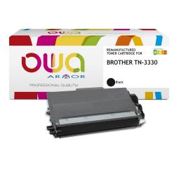 Toner remanufacturé OWA - standard - Noir - pour BROTHER TN-3330