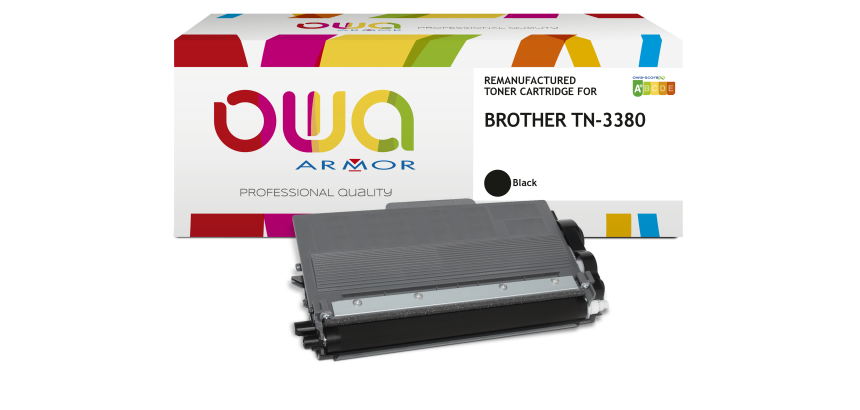 Toner remanufacturé OWA - standard - Noir - pour BROTHER TN-3380