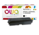 Toner remanufacturé OWA - standard - Noir - pour EPSON C13S050583, C13S050585