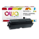 Toner remanufacturé OWA - haute capacité - Noir - pour EPSON C13S050582, C13S050584