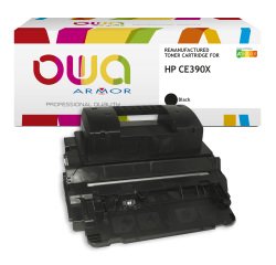 Toner remanufacturé OWA - très très haute capacité - Noir - pour HP 90X