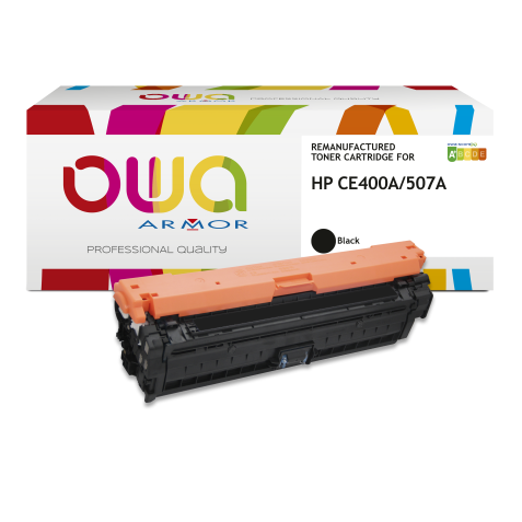 Toner remanufacturé OWA - standard - Noir - pour HP CE270A