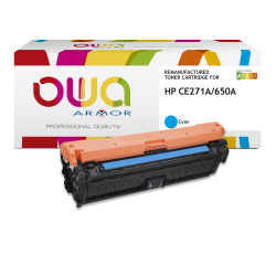Toner remanufacturé OWA - standard - pour HP CE271A