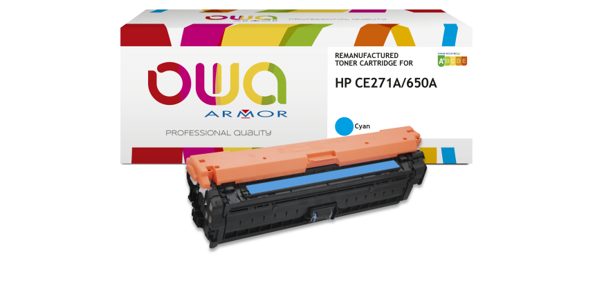 Toner remanufacturé OWA - standard - pour HP CE271A
