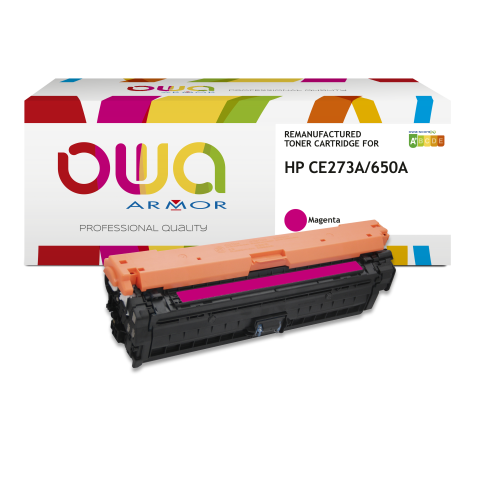Toner remanufacturé OWA - standard - pour HP CE271A