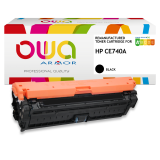 Toner remanufacturé OWA - standard - Noir - pour HP CE740A