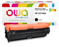 Toner remanufacturé OWA - standard - Noir - pour HP CE740A