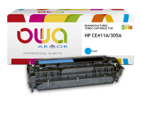 Toner remanufacturé OWA - standard - pour HP CE411A